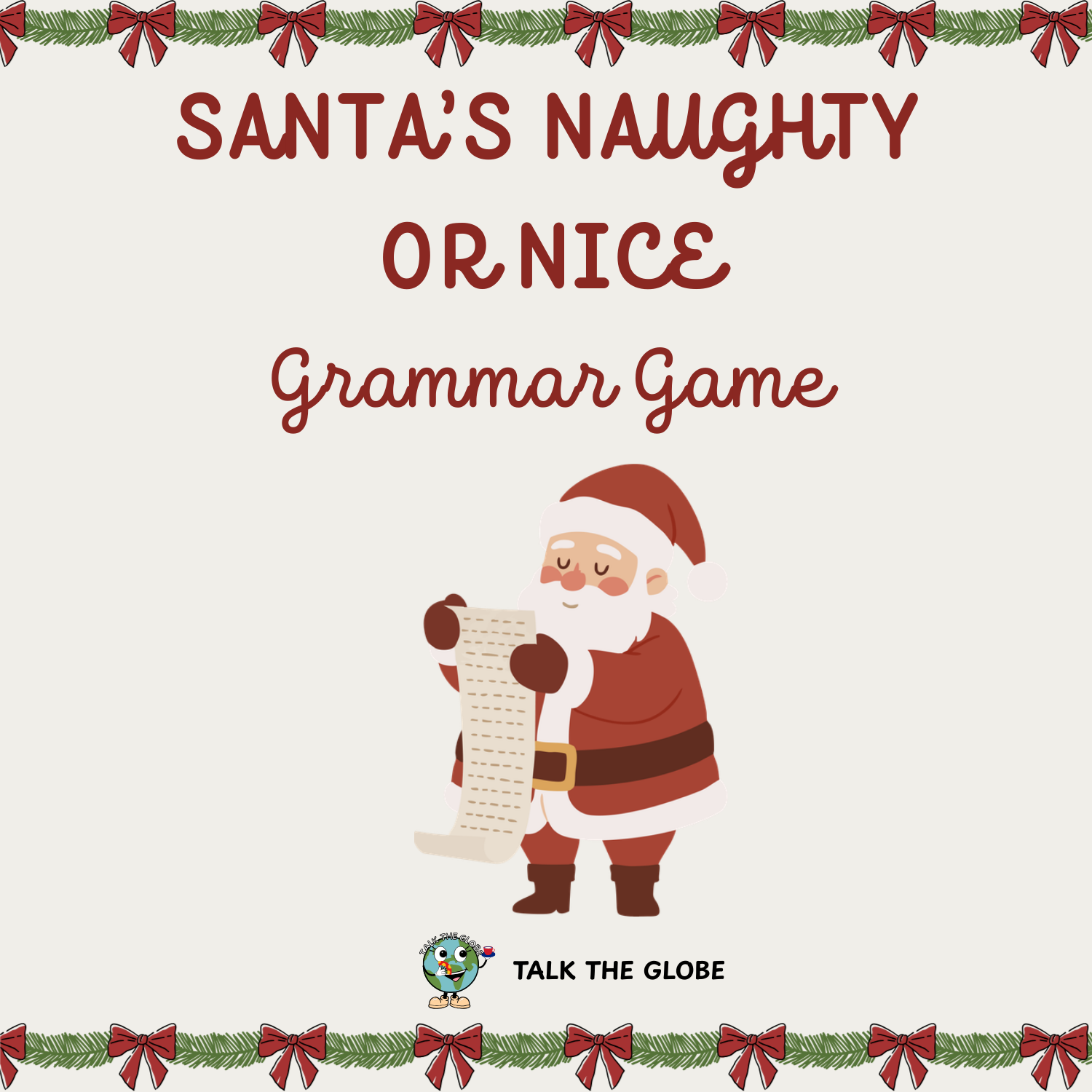 NAUGHTY OR NICE GRAMMAR GAME